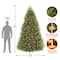 9 ft. Pre-Lit Dunhill® Fir Hinged Full Artificial Christmas Tree, LV Dual Color LED Lights